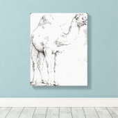 Camel Leinwanddruck (Insitu (Holzboden))