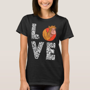 Camel Leopard Liebe Arabian Camel Animal Desert T-Shirt