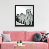 Camel Liebe Leinwanddruck (Insitu (Wohnzimmer))