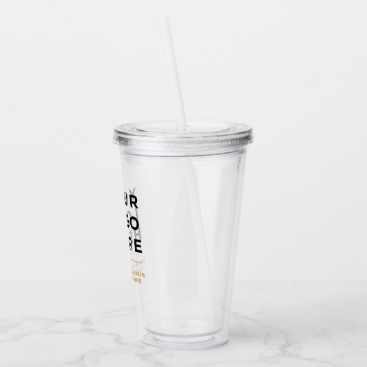 Camel Logo Acrylic Tumbler mit Stroh kein Minimum Acryltrinkbecher (Links)