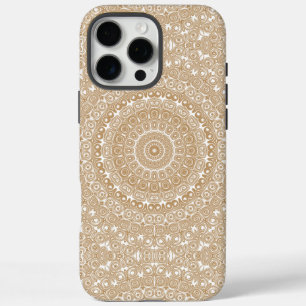 Camel Mandala Kaleidoscope Medallion Blume iPhone 16 Pro Max Hülle