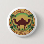 Camel Milk Delights-Tropical Camel Palm Pineapple Button (Vorderseite)