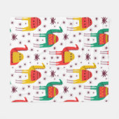 Camel Muster flache Farbgestaltung Fleecedecke (Vorderseite (Horizontal))