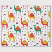 Camel Muster flache Farbgestaltung Geschenkpapier (Flach)