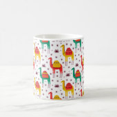 Camel Muster flache Farbgestaltung Kaffeetasse (Mittel)