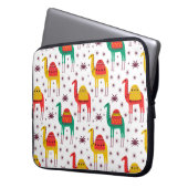 Camel Muster flache Farbgestaltung Laptopschutzhülle (Vorderseite Links)