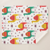 Camel Muster flache Farbgestaltung Sherpadecke (Vorderseite (Horizontal))