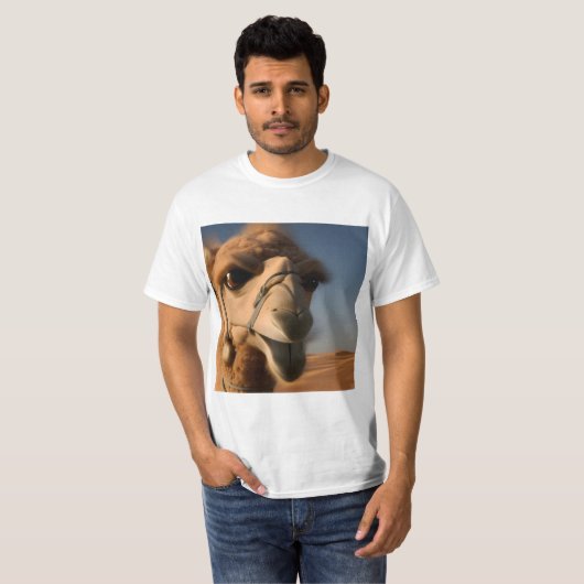Camel Nah-up T-Shirt (Vorne ganz)