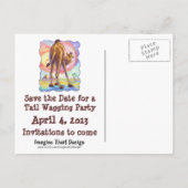 Camel Party Centre Ankündigungspostkarte (Rückseite)