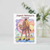 Camel Party Centre Ankündigungspostkarte (Stehend Vorderseite)