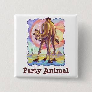 Camel Party Centre Button