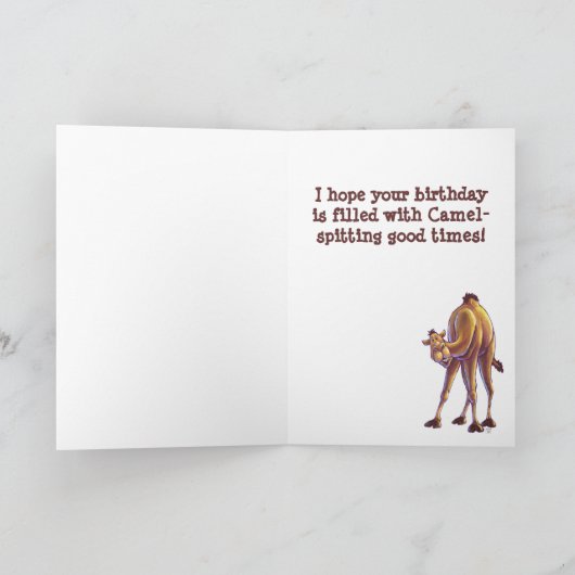 Camel Party Centre Karte (Innenseite)