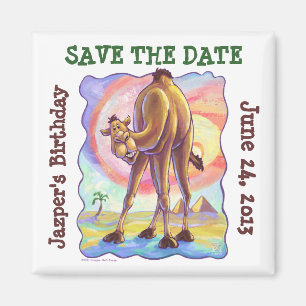 Camel Party Centre Magnet