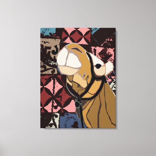 Camel Pattern Leinwanddruck (Vorderseite)