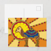 Camel Postkarte (Vorne/Hinten)