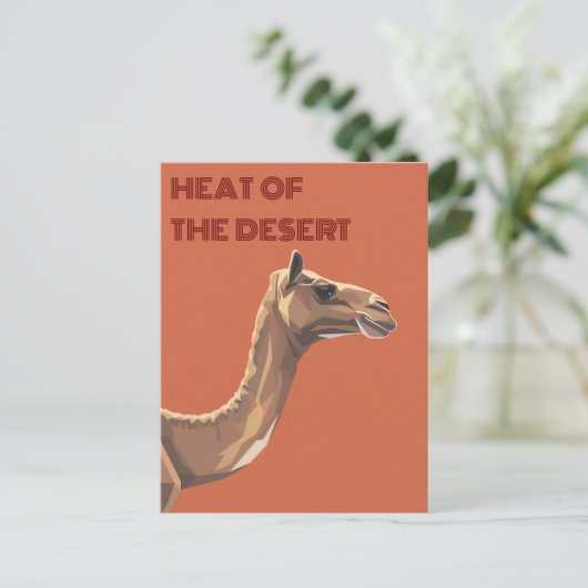 Camel Postkarte (Stehend Vorderseite)