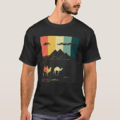 Camel Pyramiden von Gizeh Ägypten Anubis Sphinx un T-Shirt (Vorderseite)