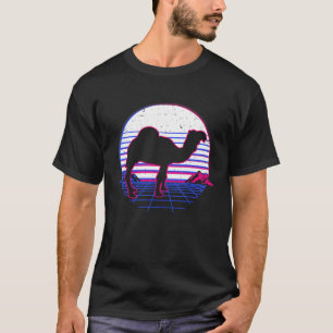 Camel Retro Vintag Sunset 70er 80er 90s Retrowave T-Shirt