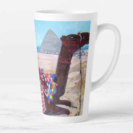 Camel Rides in Gizeh, Latte Tasse (Rechts)