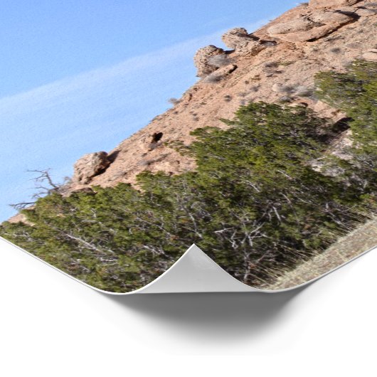 Camel Rock, New Mexico Poster (Ecke)