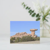 Camel Rock, New Mexico Poster Postkarte (Stehend Vorderseite)