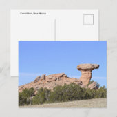 Camel Rock, New Mexico Poster Postkarte (Vorne/Hinten)