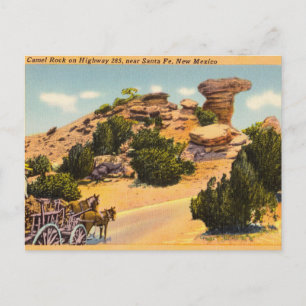 Camel Rock on Highway 285, Santa Fe, New Mexico Postkarte