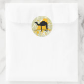 Camel Runder Aufkleber (Tasche)