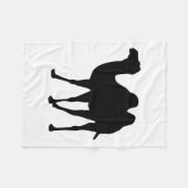 Camel Silhouette Fleecedecke (Vorderseite (Horizontal))