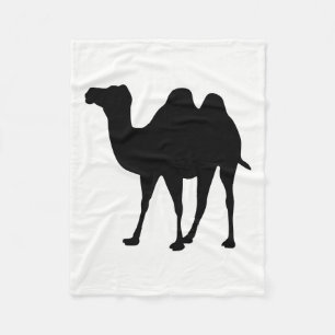 Camel Silhouette Fleecedecke
