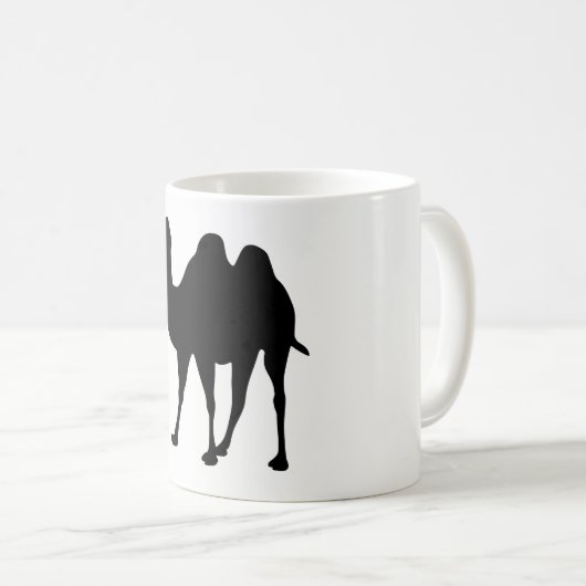 Camel Silhouette Kaffeetasse (VorderseiteRechts)