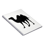 Camel Silhouette Notizblock (Rechte Seite)