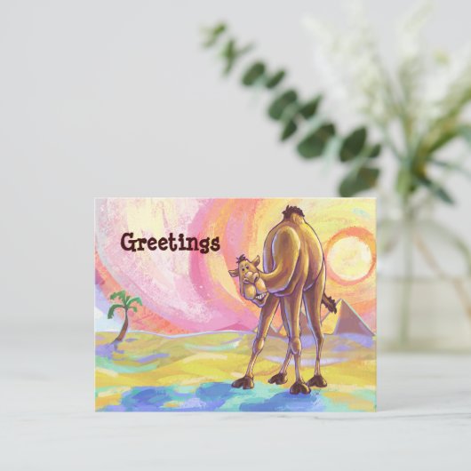 Camel Stationery Postkarte (Stehend Vorderseite)