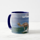 Camel Surfing on a Wave Fun Personal Mug Cup Tasse (Vorderseite Links)