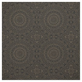 Camel Tan Mandala mit Elegant Symmetry Stoff (Muster)