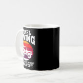 Camel Towing Fun Retro Camel Towing Fun Halloween Kaffeetasse (Vorderseite Links)