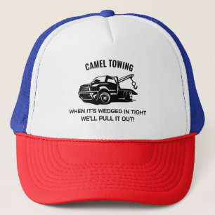 Camel Towing Funny Spaß Snapback Retro Truckerkappe