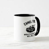 Camel Towing Funny Tasse (VorderseiteRechts)