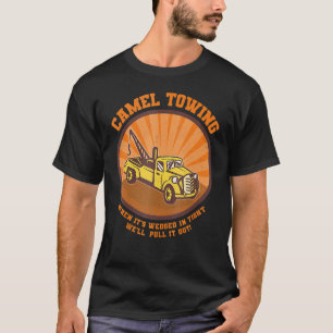 Camel Towing Retro Adult Humor Sprichwort Beach Ha T-Shirt