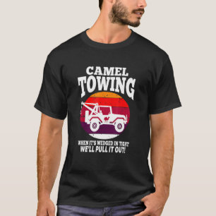 Camel Towing Retro Camel Schlepp Halloween 2 T-Shirt