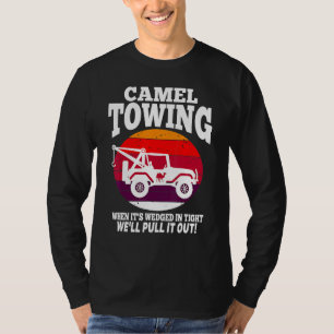 Camel Towing Retro Camel Schleppkehl Halloween T-Shirt