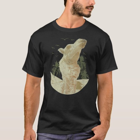Camel Train Caravan Arabian Camel Animal Wüste T-Shirt (Vorderseite)