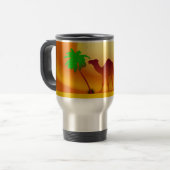 Camel&Trees Sunset Travel Mug Reisebecher (Vorderseite Links)