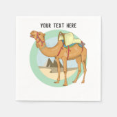 Camel Trek Ägypten Serviette (Vorderseite)