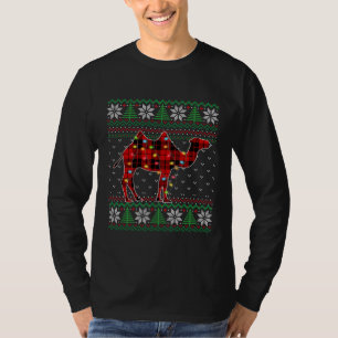 Camel Ugly Sweater Weihnachtstiere Lichter Weihnac T-Shirt