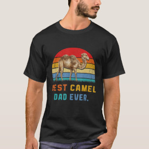 Camel Vater Ever Animal Liebe Retro Vintag Style T-Shirt
