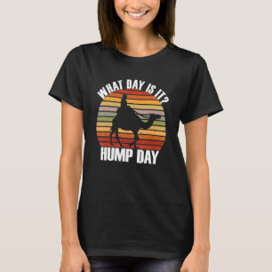 Camel Was Day It's Retro Vintag Hump Day Camel T-Shirt