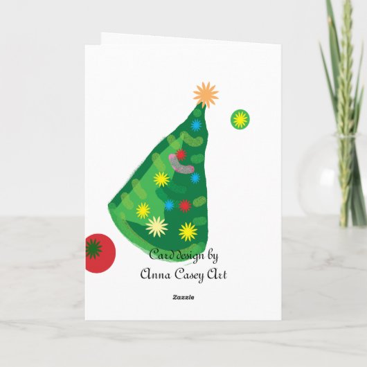 Camel Weihnachtskarte oder Einladung (Rückseite)