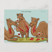 Camel Weinprobe Postkarte (Vorderseite)