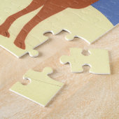 Camel Whimsical über die Dünen der Wüste Puzzle (Seite)